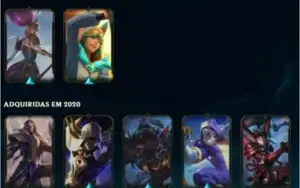 Conta de lol Diamond 4 62% de winrate