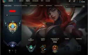 Conta league of legends Grão mestre