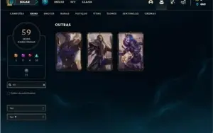 Conta bronze 2 com 107 Champs e 59 Skins