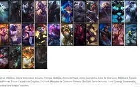 Conta bronze 2 com 107 Champs e 59 Skins