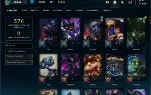 Conta bronze 2 com 107 Champs e 59 Skins