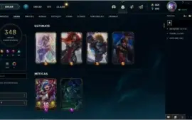 Conta lol Todos os campeões, 348 Skins email não confirmado