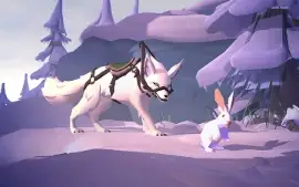 albion skin de lobo: raposa da neve   west server