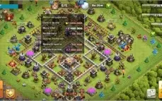 Clash of clans CV 11 Full só falta alguns muros