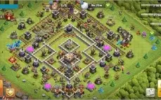 Clash of clans CV 11 Full só falta alguns muros