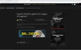 Conta League Of Legends