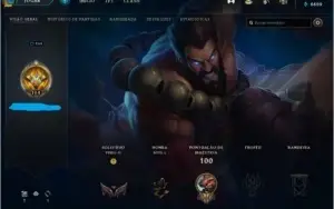 Conta LoL lv104 64 Campões 40 Skins 3k Essência Laranja