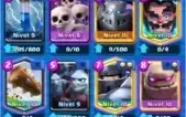 CONTA CLASH ROYALE. NVL 9, 8 LENDARIAS, ARENA LENDARIA!