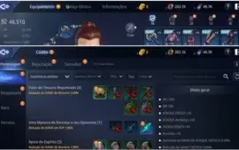 Conta mir4 lv 45-46k poder Serve SA2-54 vale liberado