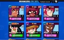 Conta brawl star 26 brawl lvl 63 7600 troféus