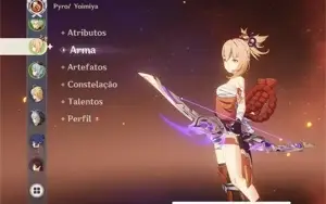 Ar33 Yoimiya + Agitação, ganyu, memória da poeira