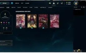 CONTA COM SKINS DA SONA E MAIS 1750 RP, GASTOS MAIS DE 100