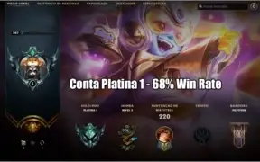 Conta League of Legends 1173 skins Todos Campeões
