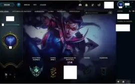 Conta de Lol com Rammus Rei, Platina 2