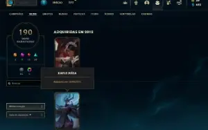 Conta Unranked com TODOS os champs e 190 Skins + Kayle Juiza
