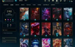 Conta Unranked com TODOS os champs e 190 Skins + Kayle Juiza