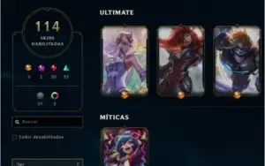 CONTA LEAGUE OF LEGENDS - AS MELHORES SKINS - LVL 291