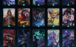 Conta Feminina unranked (84 skins incluindo mitica do lee)