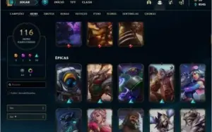 VENDO CONTA LOL, UNRANKED Ex-Diamante IV, 116 skins
