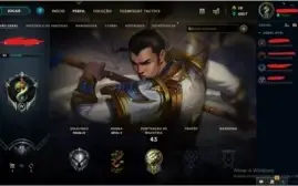 4 Contas, Plat/Dima/Gold/Prata com skins nos espolios
