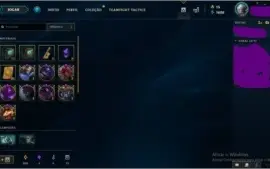4 Contas, Plat/Dima/Gold/Prata com skins nos espolios