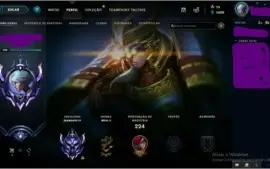 4 Contas, Plat/Dima/Gold/Prata com skins nos espolios