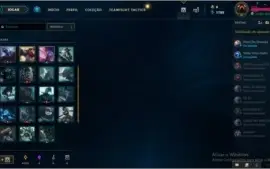 4 Contas, Plat/Dima/Gold/Prata com skins nos espolios