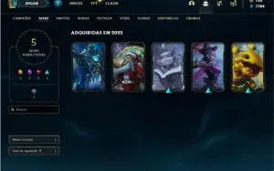Conta Diamante 1 com 27 Champs e 5 Skins ( 43 PDL )