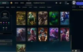 💎(MAIOR LANCE LEVA)-CONTA NVL 67,80 CHAMPS E 27 SKINS💎