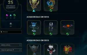 Conta LoL - 332 Skins - Full Champ - Gold IV - Level 245