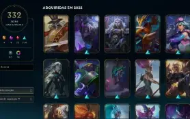 Conta LoL - 332 Skins - Full Champ - Gold IV - Level 245