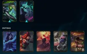 Conta League of Legends 76 Champs e 70 Skins SENTINELA RIOT