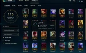 CONTA OURO NÍVEL 64 + BOAS SKINS