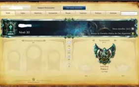 Conta league of legends platina 5