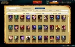 Conta league of legends platina 5