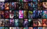 Conta 105 skins, ouro IV 115 champions