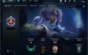 CONTA LEAGUE OF LEGENDS PLATINA 3
