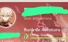GENSHIN Conta AR 57 bônus de primeira recarga / 25 T5