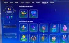Conta League Of Legends Level 250 e 823 skins+ Plat 3