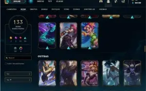 Conta Prata 1 com 155 Champs e 133 Skins