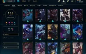 Conta Prata 1 com 155 Champs e 133 Skins