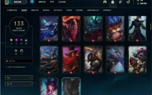 Conta Prata 1 com 155 Champs e 133 Skins