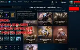 Acc LoL 2012 NV.271 c/ Ryze Triunf.+83 Skins+Espólios+BRINDE