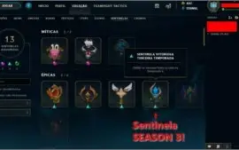 Acc LoL 2012 NV.271 c/ Ryze Triunf.+83 Skins+Espólios+BRINDE