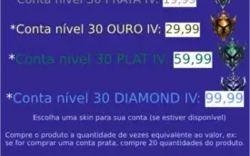 Conta Platina 70% winrate MMR boostado caindo com d1 (LOL)