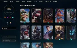 Conta LOL com skins