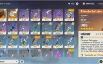 Genshin impact conta com 2 armas T5 e no pit pro proximo T5