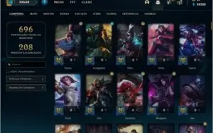 LVL 322 TODOS OS CHAMPS 413 SKINS/VALORANT TODOS OS AGENTES