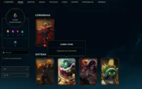 Conta Lol League Of Legends Com Rammus Rei E Ufo Corki