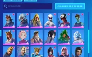Conta de Fortnite Com muitas Skins e picaretas Raras.